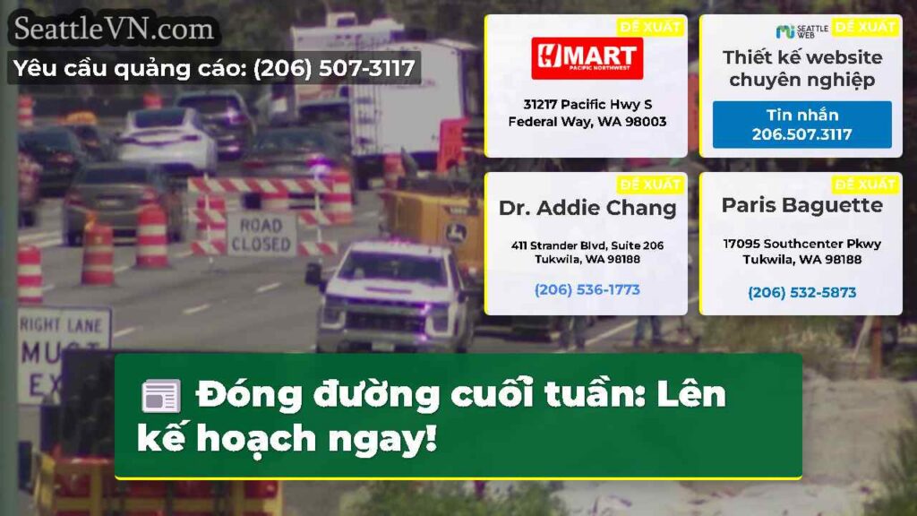 Đóng đường cuối tuần: Lên kế hoạch ngay!