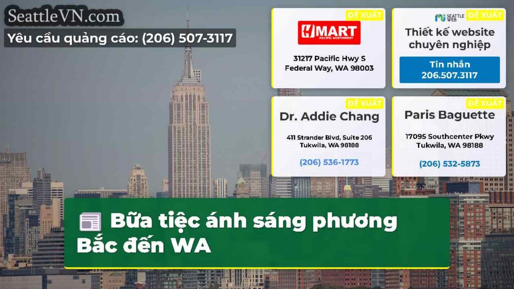 Bữa tiệc ánh sáng phương Bắc đến WA