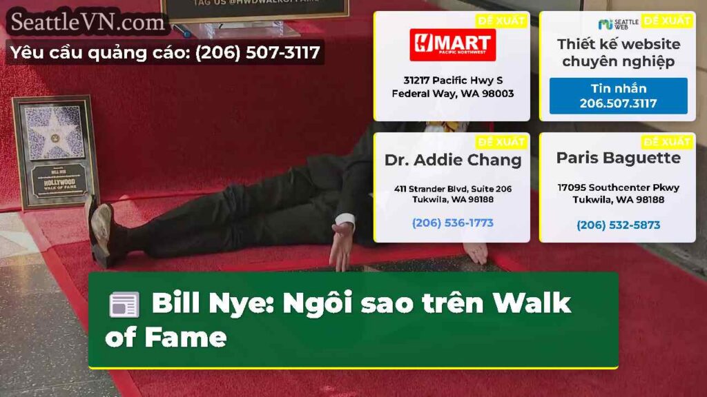 Bill Nye: Ngôi sao trên Walk of Fame