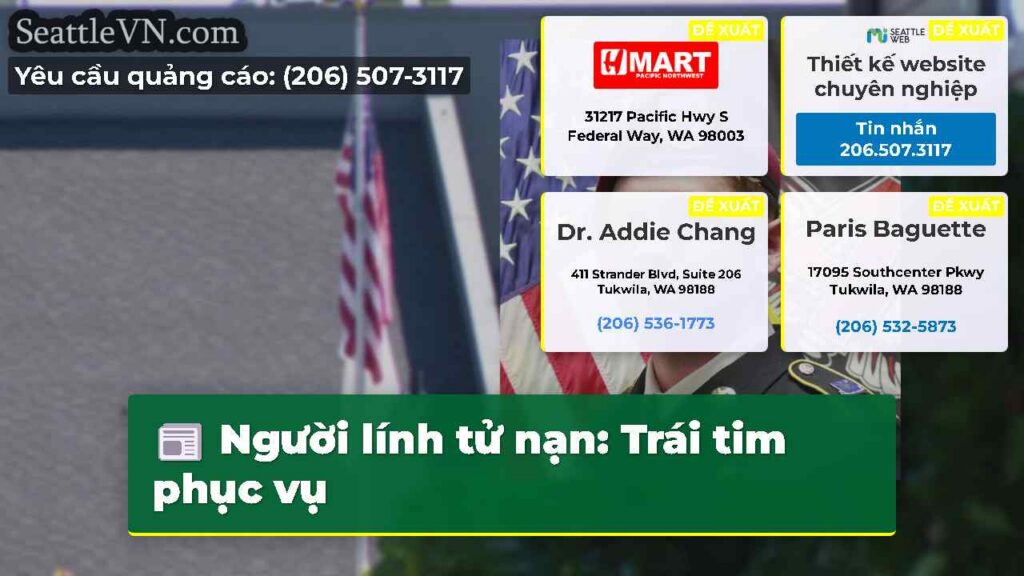 Người lính tử nạn: Trái tim phục vụ