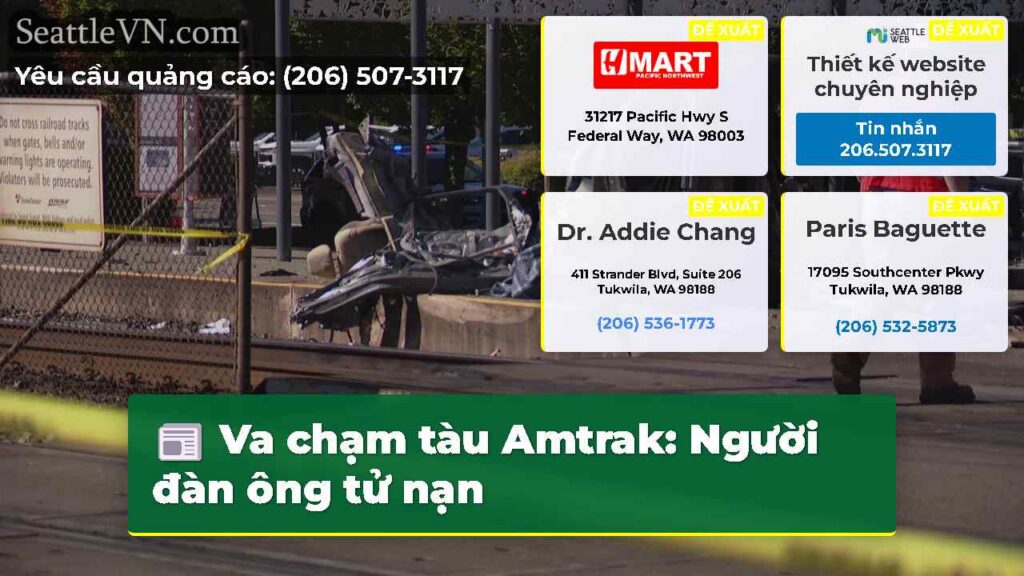 Va chạm tàu Amtrak: Người đàn ông tử nạn