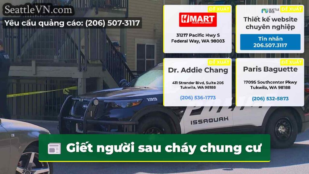 Giết người sau cháy chung cư