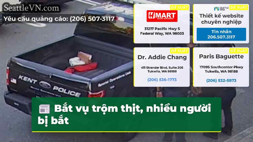 Bắt vụ trộm thịt, nhiều người bị bắt