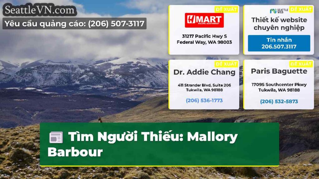 Tìm Người Thiếu: Mallory Barbour