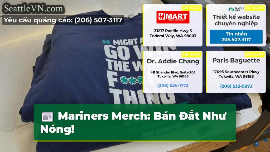 Mariners Merch: Bán Đắt Như Nóng!