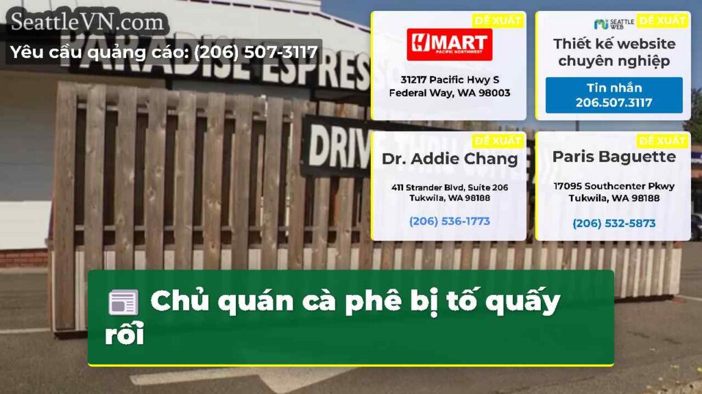 Chủ quán cà phê bị tố quấy rối