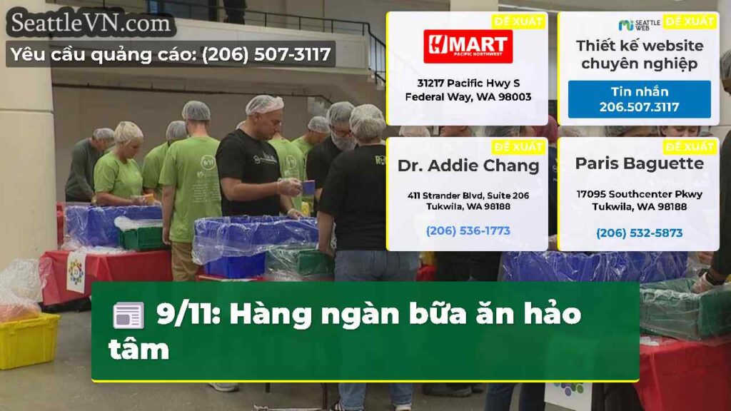 9/11: Hàng ngàn bữa ăn hảo tâm