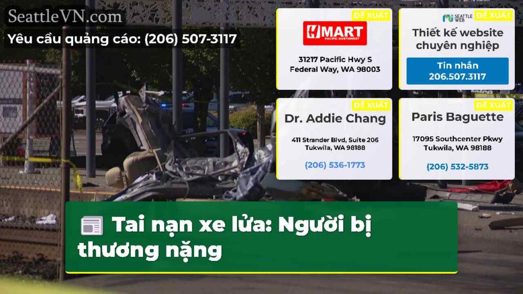 Tai nạn xe lửa: Người bị thương nặng