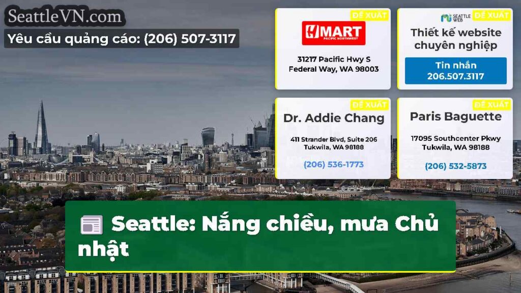 Seattle: Nắng chiều, mưa Chủ nhật