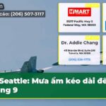 Seattle Mưa ẩm kéo dài đến tháng 9