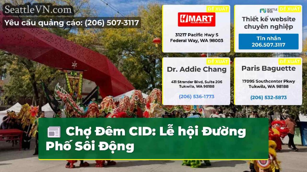 Chợ Đêm CID: Lễ hội Đường Phố Sôi Động