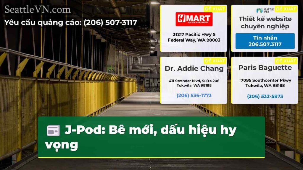J-Pod: Bê mới, dấu hiệu hy vọng