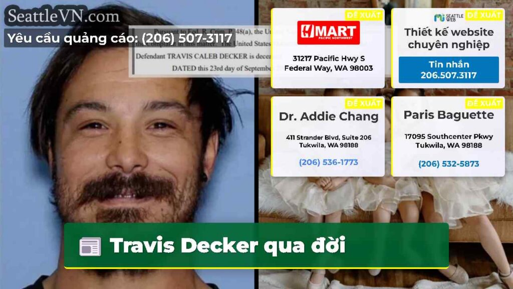Travis Decker qua đời