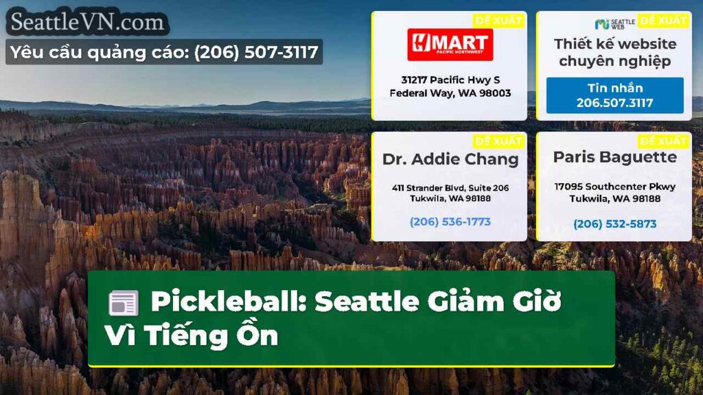 Pickleball: Seattle Giảm Giờ Vì Tiếng Ồn