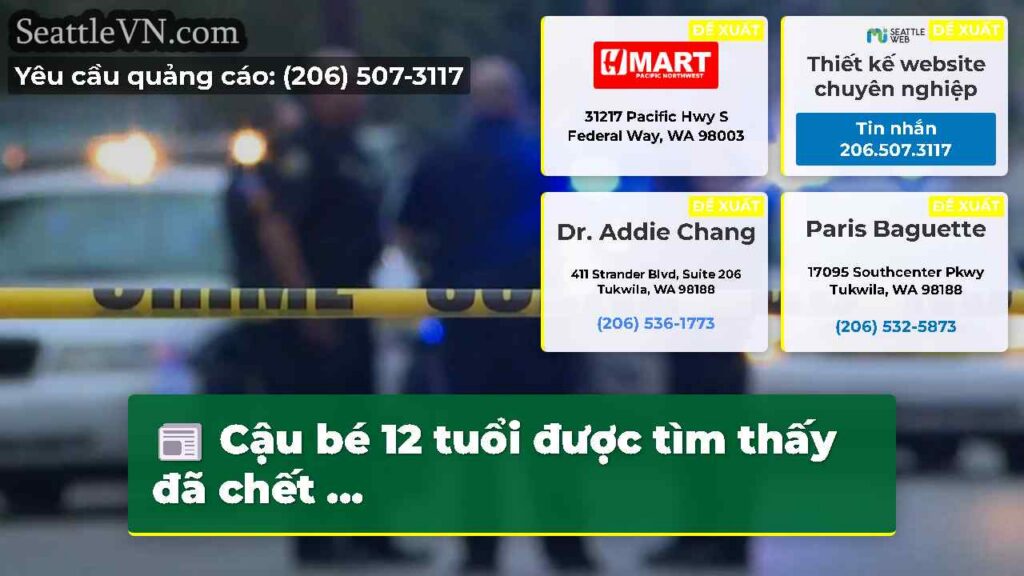 Cậu bé 12 tuổi được tìm thấy đã chết ...