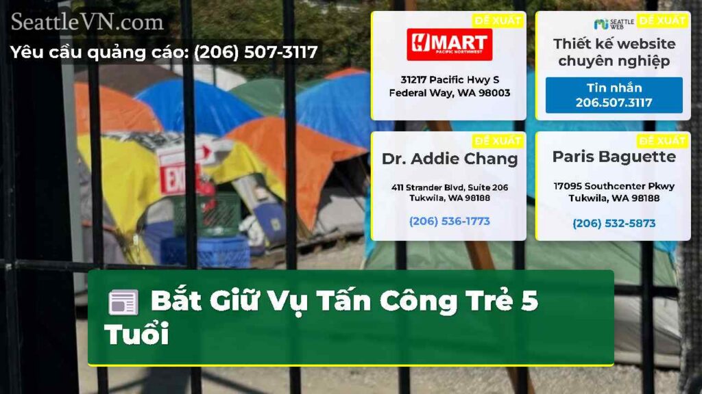 Bắt Giữ Vụ Tấn Công Trẻ 5 Tuổi