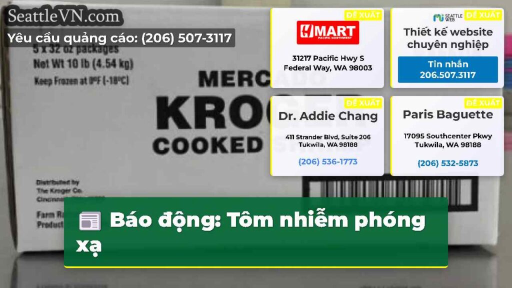 Báo động: Tôm nhiễm phóng xạ