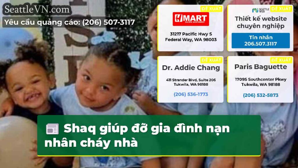 Shaq giúp đỡ gia đình nạn nhân cháy nhà