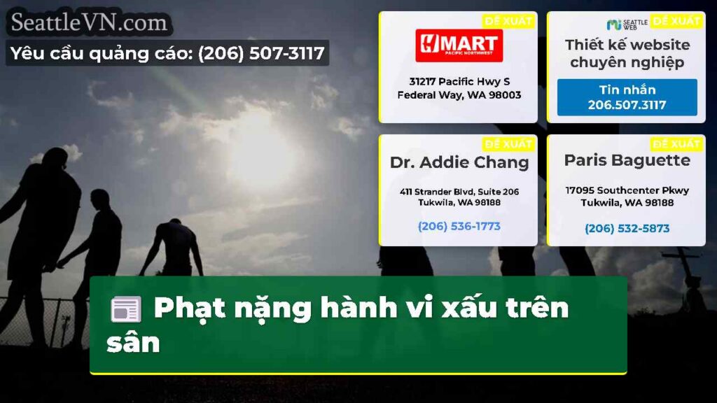 Phạt nặng hành vi xấu trên sân