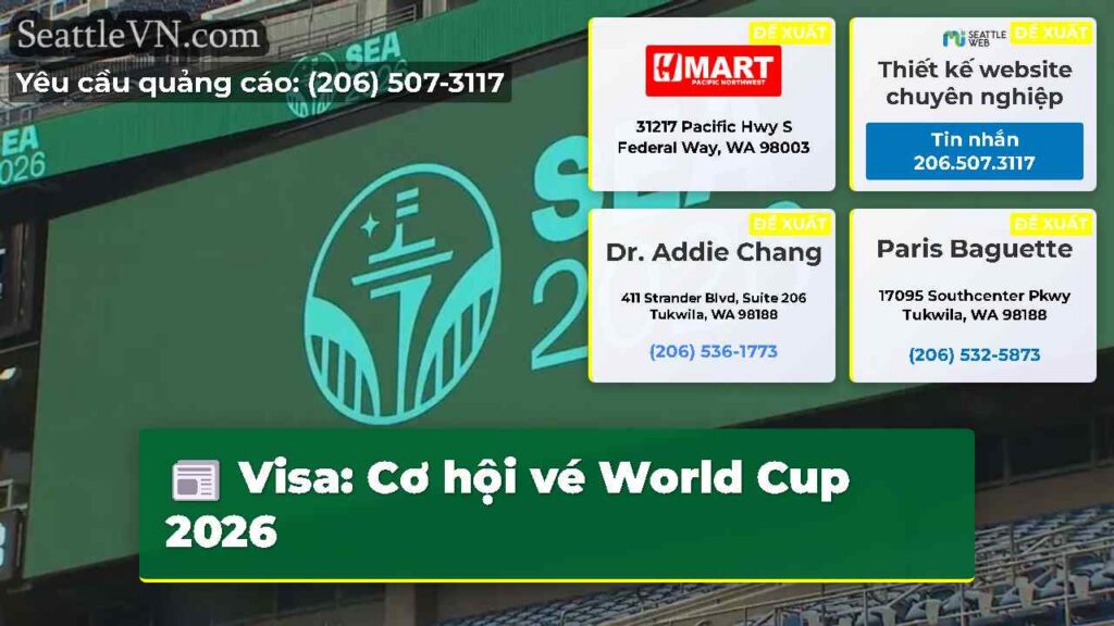 Visa: Cơ hội vé World Cup 2026