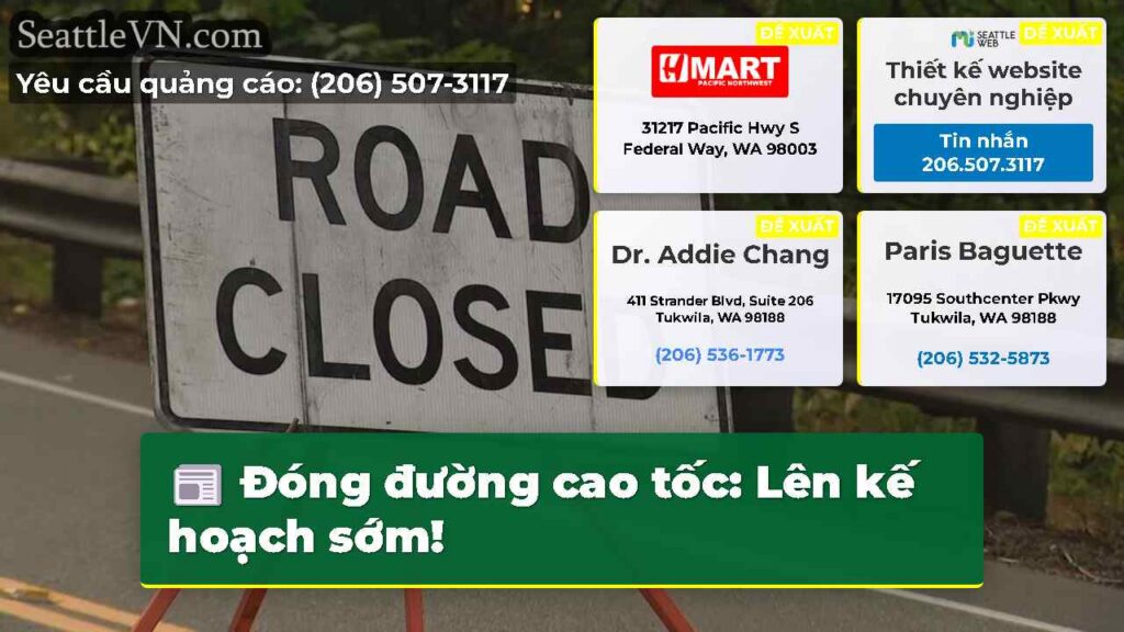 Đóng đường cao tốc: Lên kế hoạch sớm!