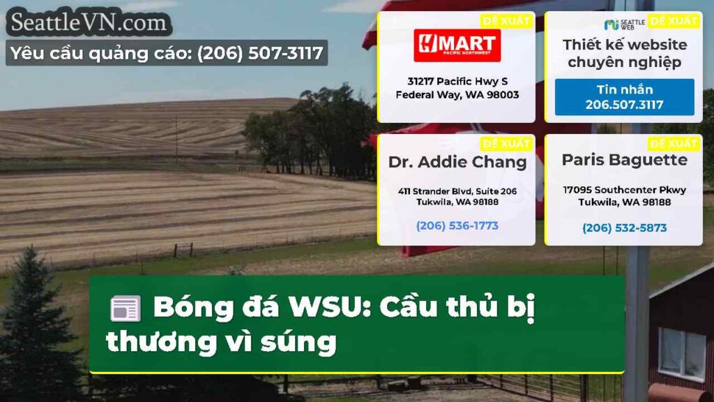 Bóng đá WSU: Cầu thủ bị thương vì súng