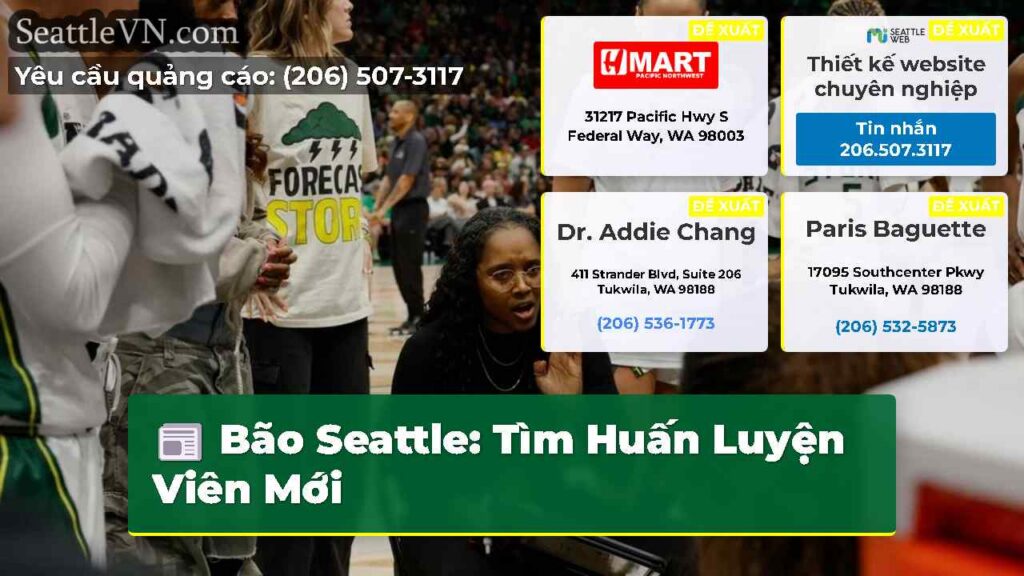 Bão Seattle: Tìm Huấn Luyện Viên Mới