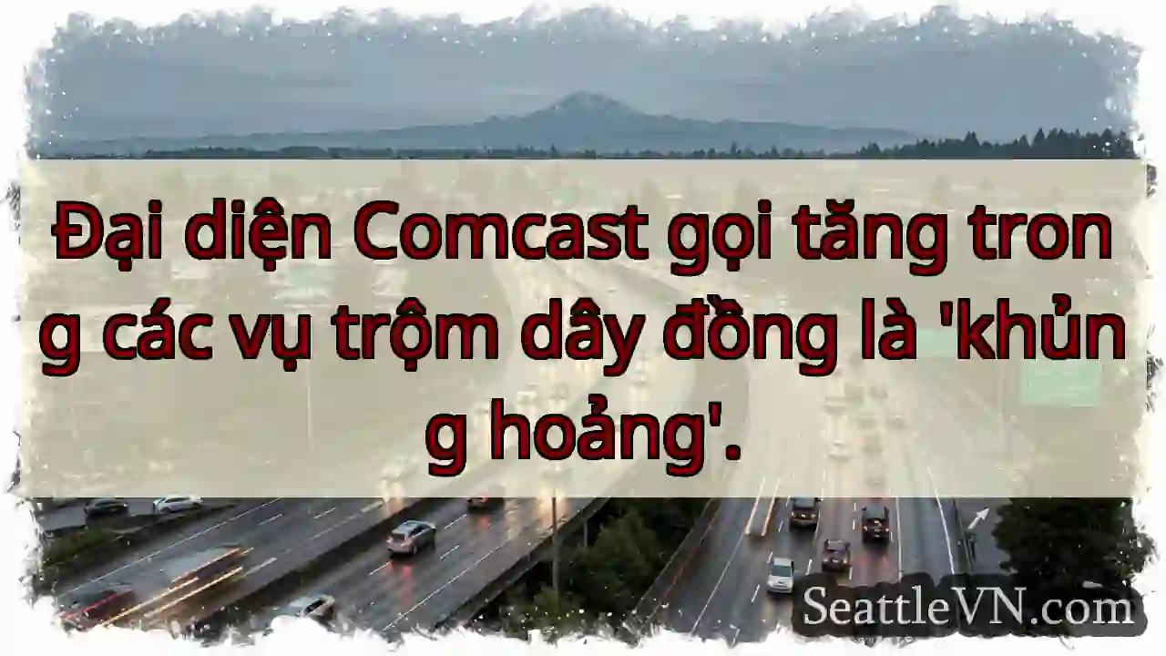 Đại diện Comcast gọi tăng trong các vụ trộm dây