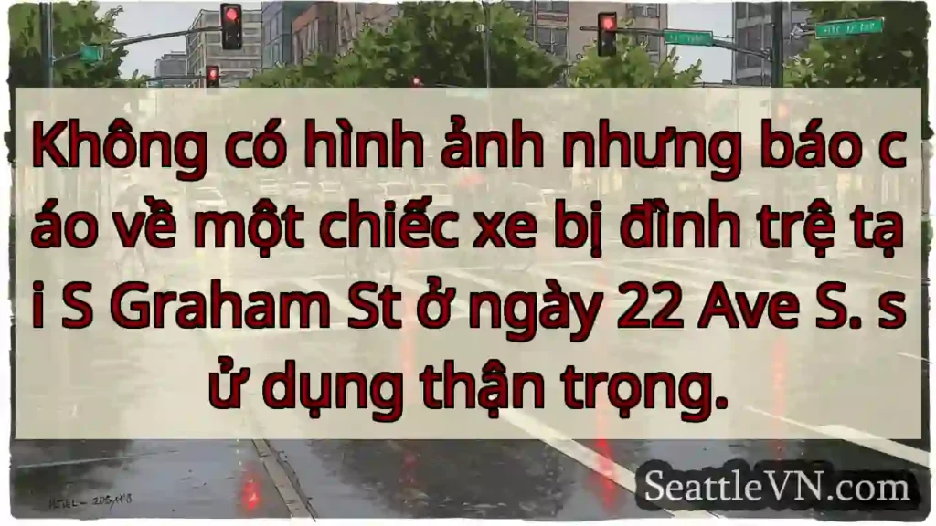 Không có hình ảnh nhưng báo cáo về một chiếc xe