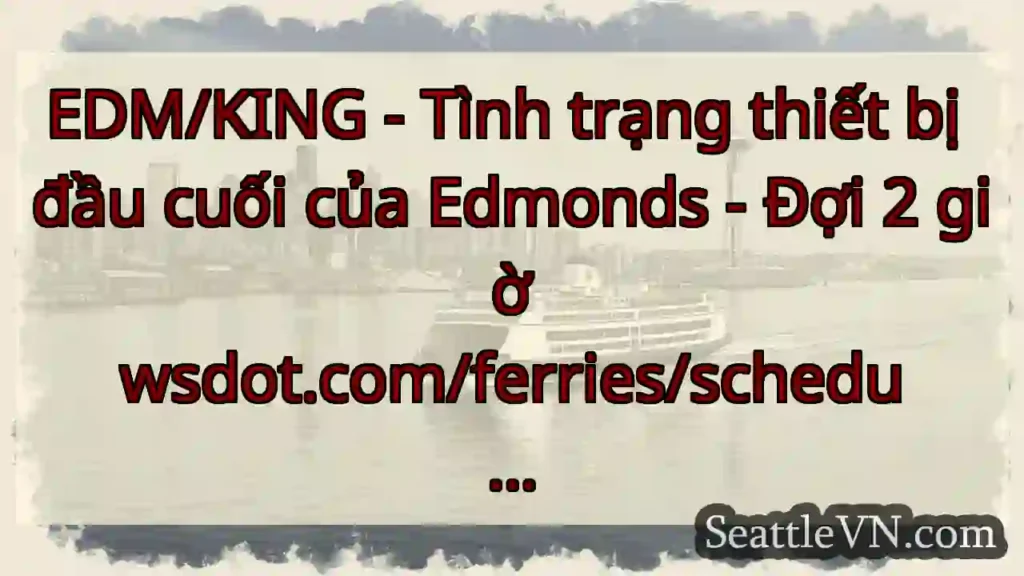 EDM/KING - Tình trạng thiết bị đầu cuối của