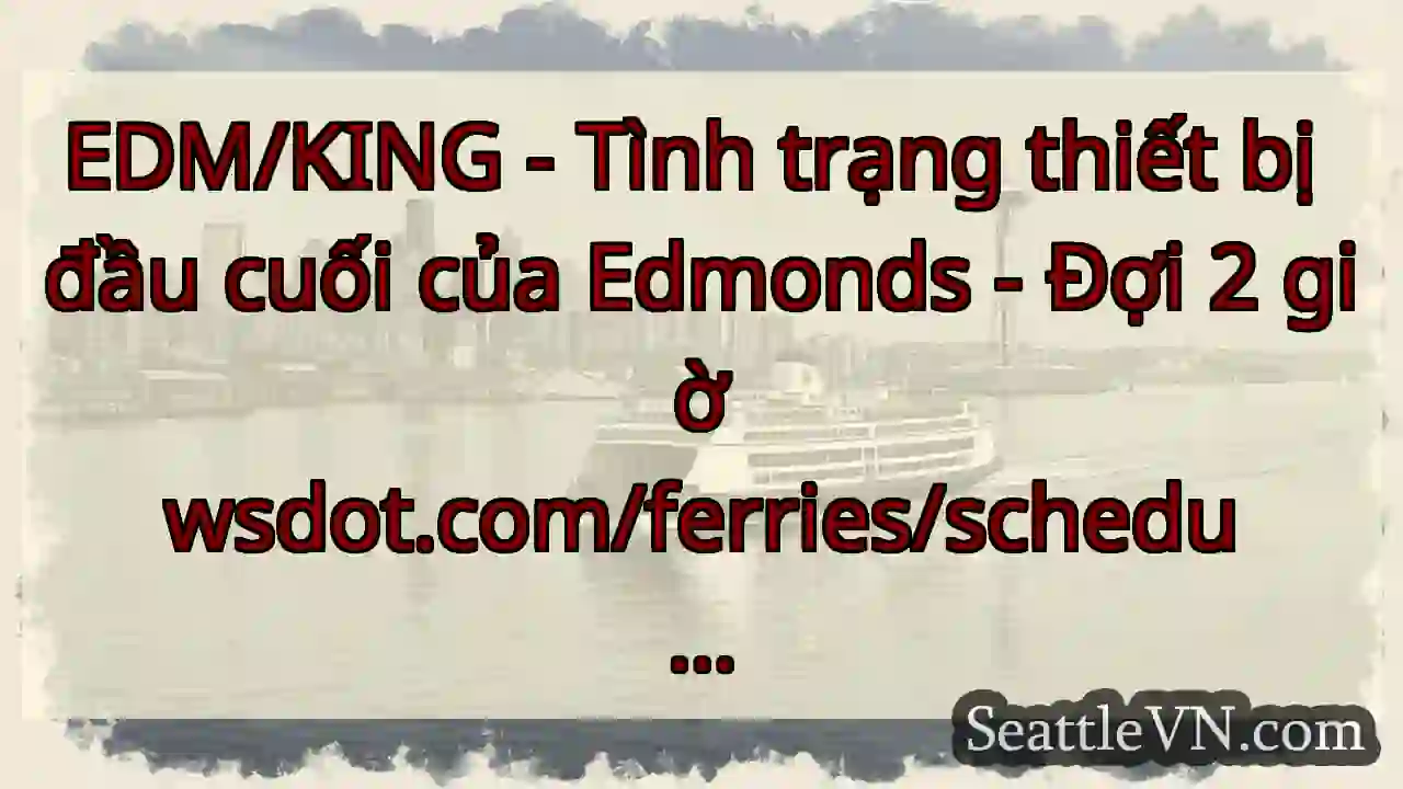 EDM/KING - Tình trạng thiết bị đầu cuối của