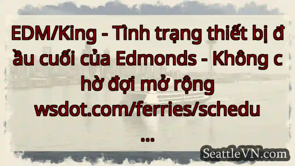 EDM/King - Tình trạng thiết bị đầu cuối của