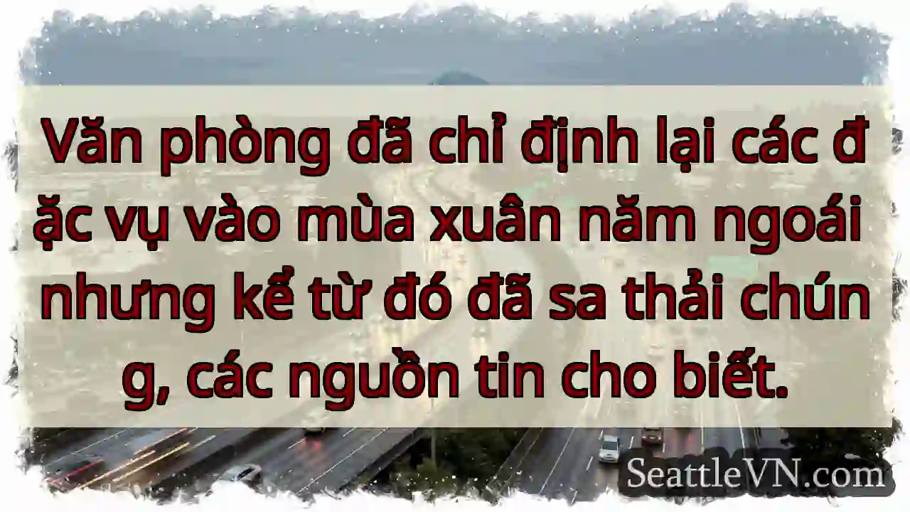 Văn phòng đã chỉ định lại các đặc vụ vào mùa xuân
