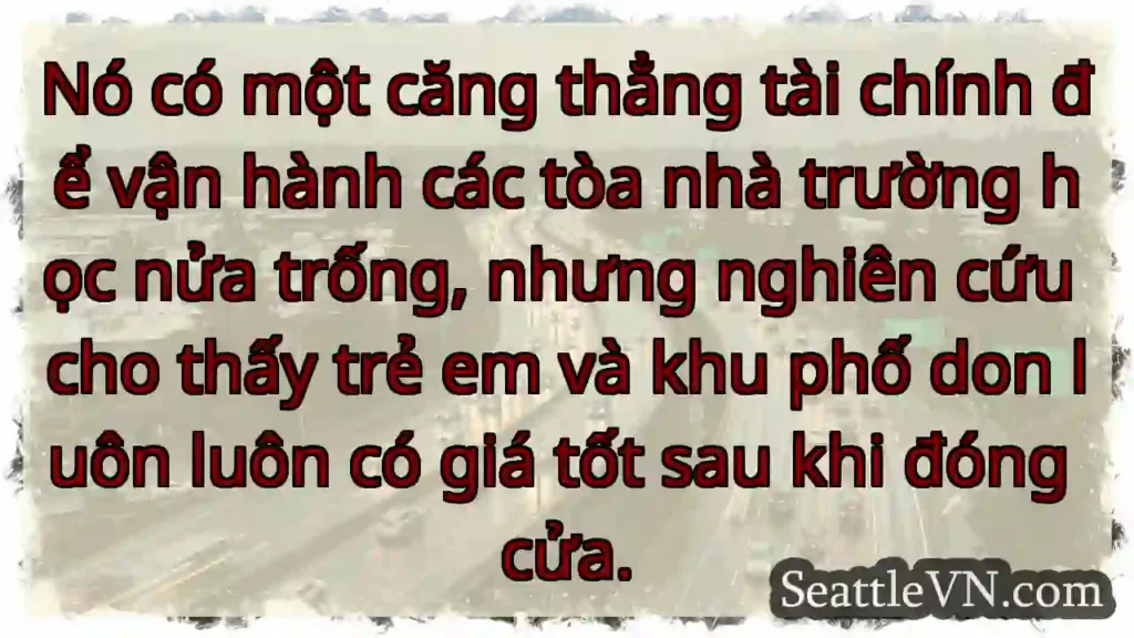 Nó có một căng thẳng tài chính để vận hành các