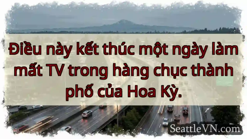 Điều này kết thúc một ngày làm mất TV trong hàng