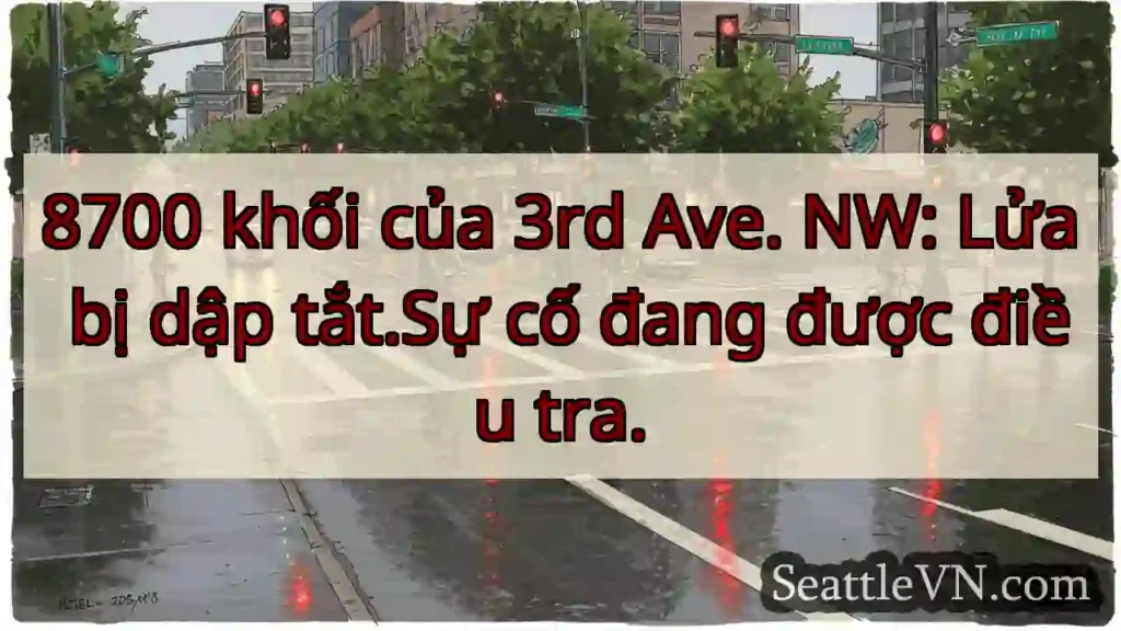 8700 khối của 3rd Ave. NW: Lửa bị dập tắt.Sự cố
