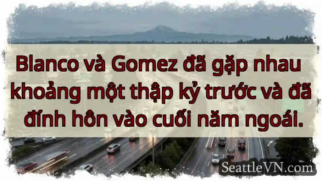 Blanco và Gomez đã gặp nhau khoảng một thập kỷ