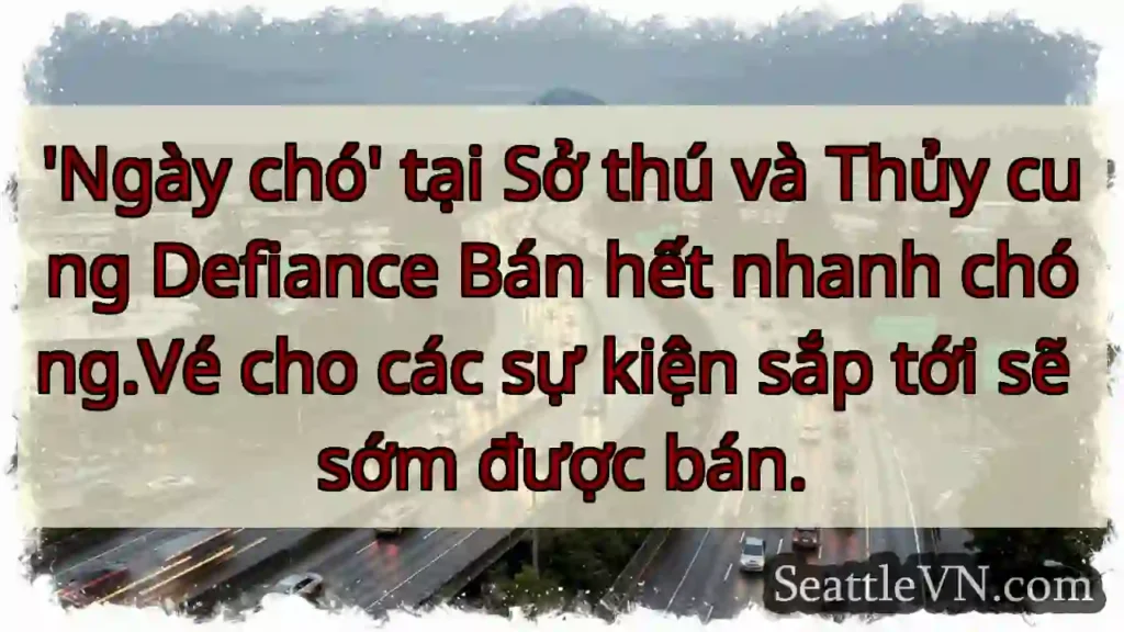 'Ngày chó' tại Sở thú và Thủy cung Defiance Bán