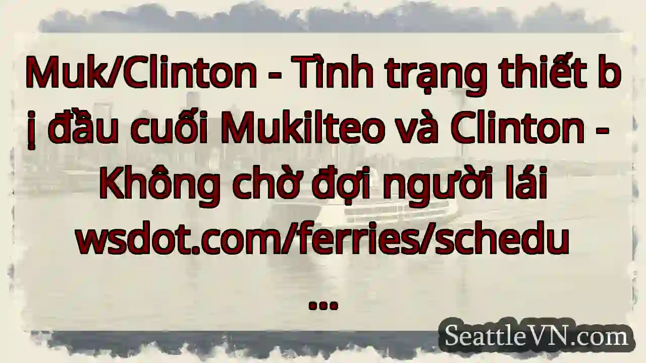 Muk/Clinton - Tình trạng thiết bị đầu cuối