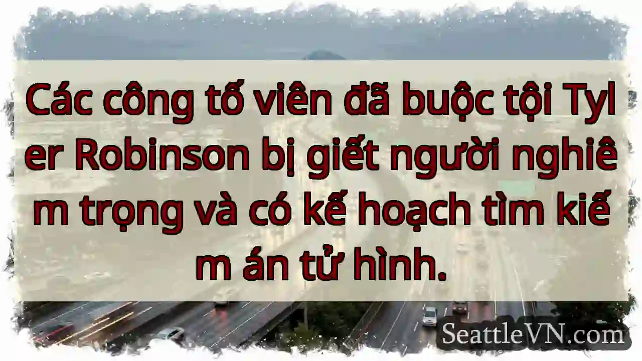 Các công tố viên đã buộc tội Tyler Robinson bị