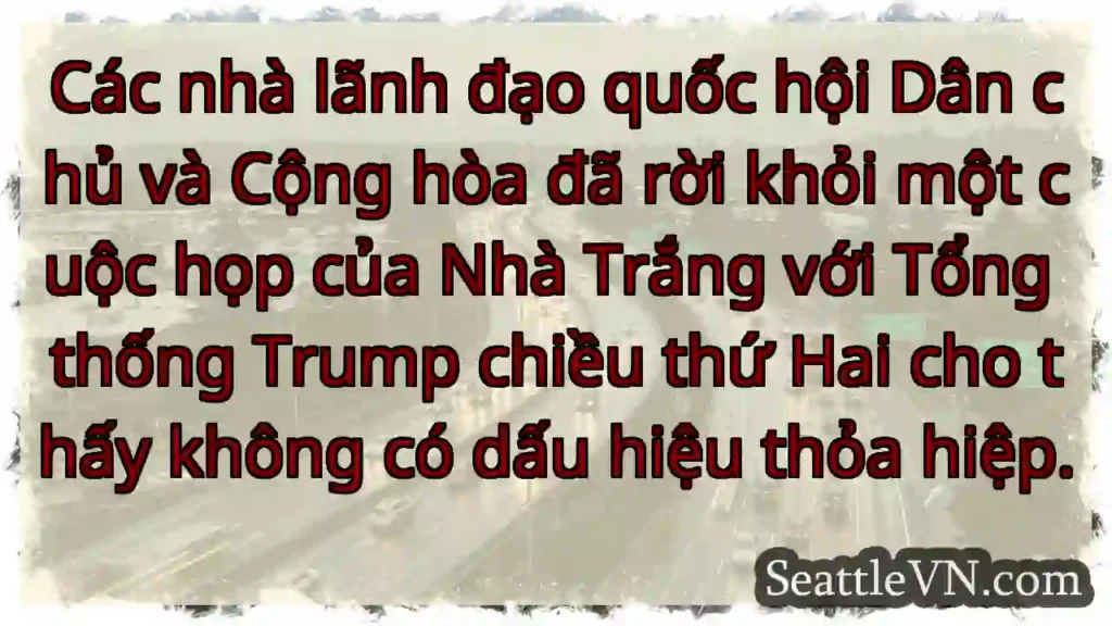 Các nhà lãnh đạo quốc hội Dân chủ và Cộng hòa đã