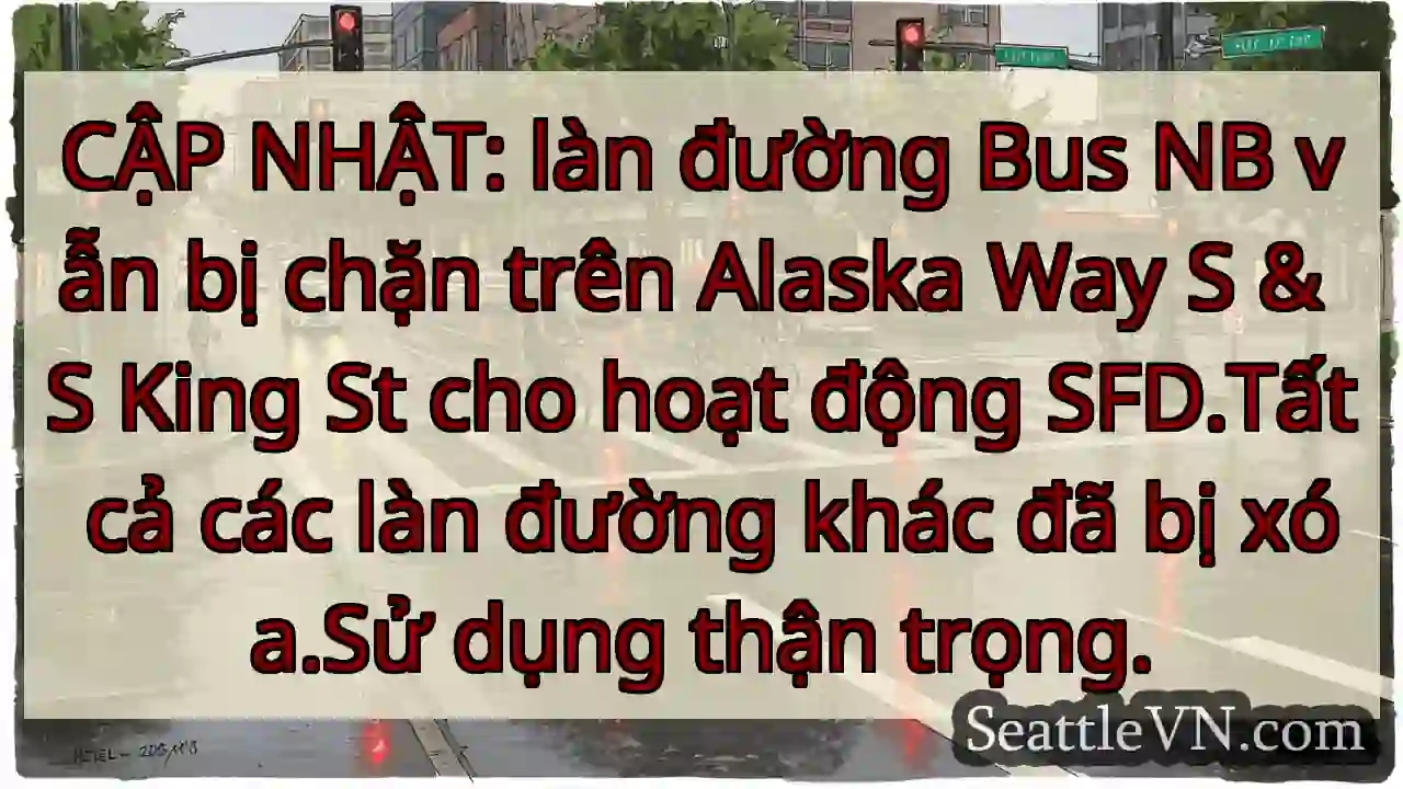 CẬP NHẬT: làn đường Bus NB vẫn bị chặn trên