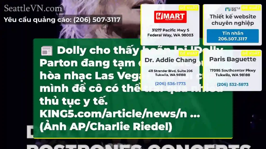 Dolly cho thấy hoãn lại |Dolly Parton đang tạm