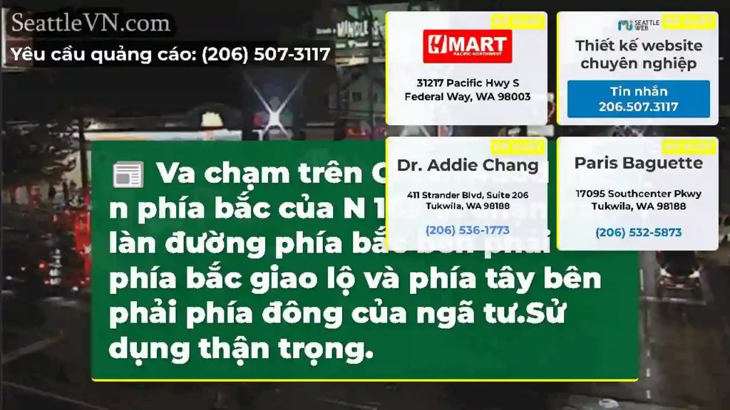 Va chạm trên Greenwood ave n phía bắc của N 105