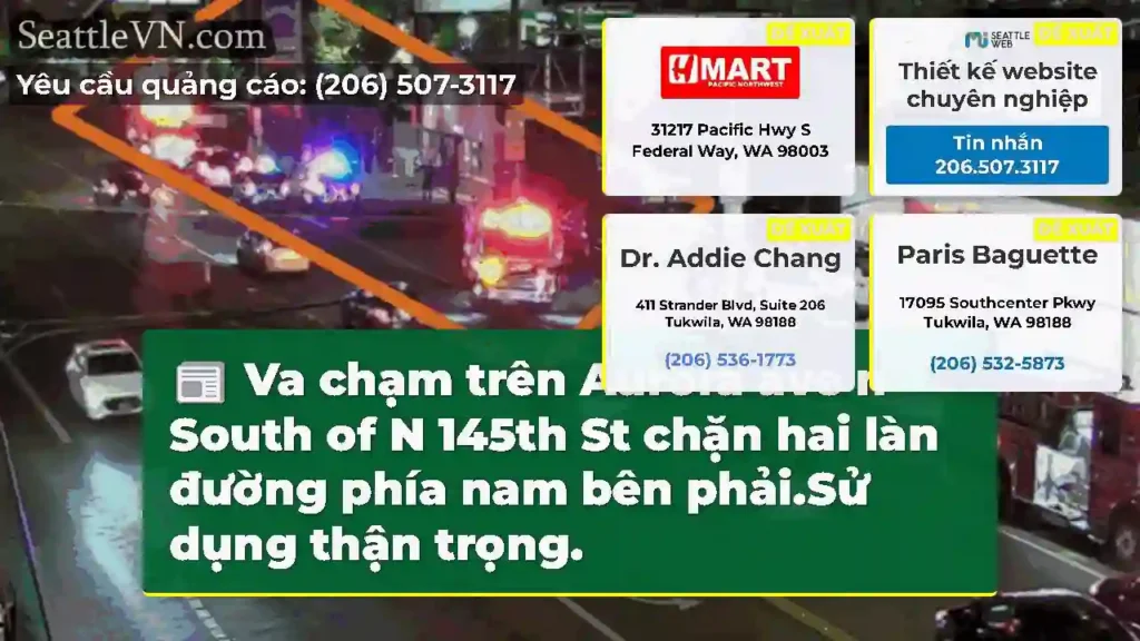 Va chạm trên Aurora ave n South of N 145th St