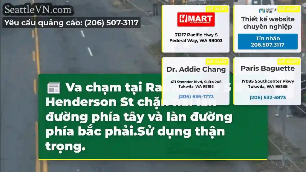 Va chạm tại Rainier Ave S & S Henderson St chặn