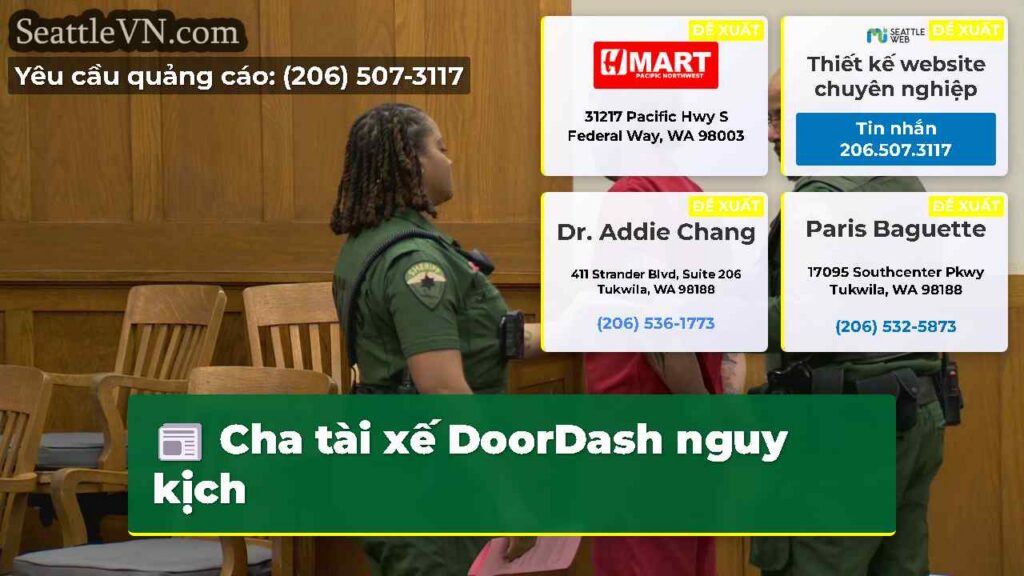 Cha tài xế DoorDash nguy kịch