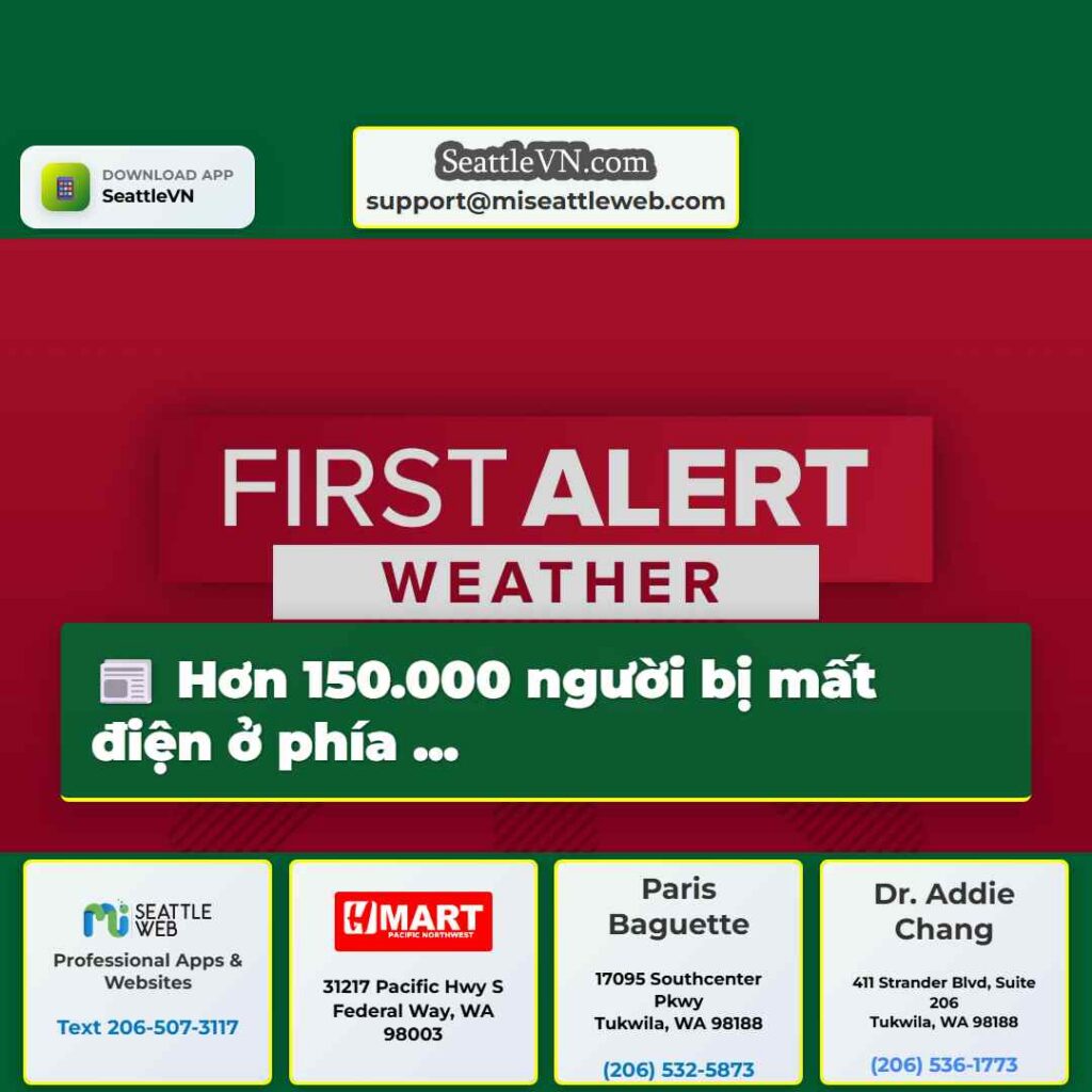 Hơn 150.000 người bị mất điện ở phía ...