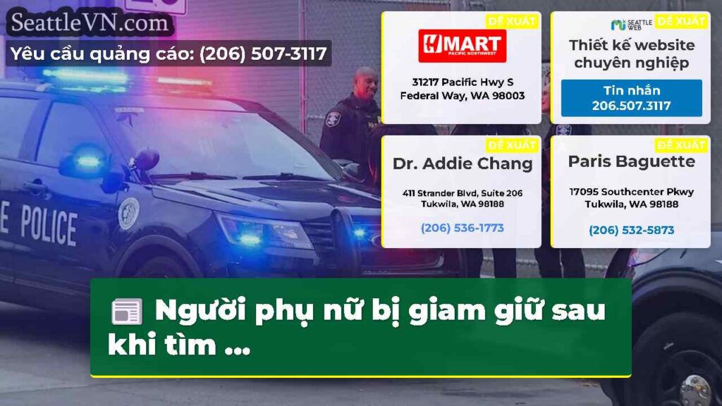 Người phụ nữ bị giam giữ sau khi tìm ...