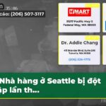 Nhà hàng ở Seattle bị đột nhập lần th…